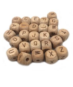Set Hạt Gỗ Sồi 26 Chữ Cái Tiếng Anh