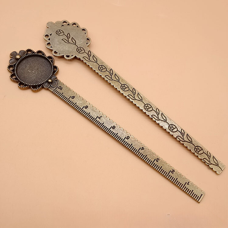 Book Mark Thước Kẻ/ Phôi Bookmark kim loại thêu tay