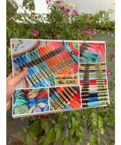 Bảng Mẫu Full 482 Mã Màu Chỉ Thêu Airo- Chỉ Thêu Cotton - Chỉ Thêu Tay