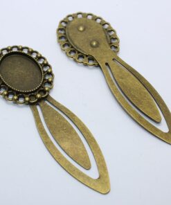 BookMark Kim Loại Màu Đồng Vintgae/ Phôi Bookmark Thêu Tay Handmade