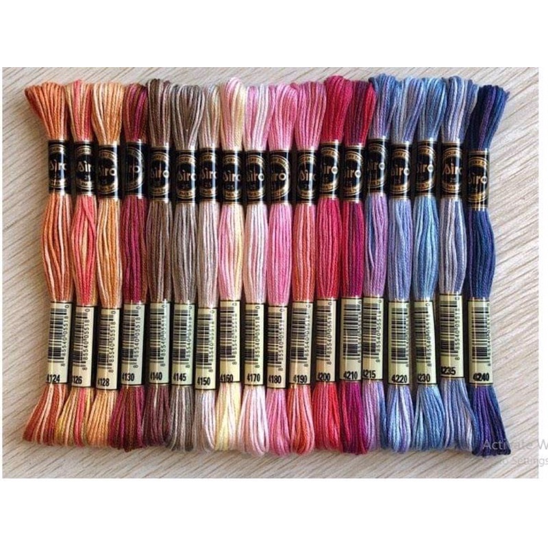 set full 54 màu chỉ loang Airo chính hãng