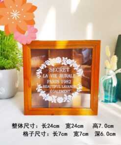 Hộp đựng gỗ vintage