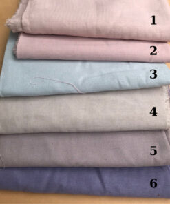 Vải Thêu Tay Linen Bột- Vải Làm Đồ Handmade