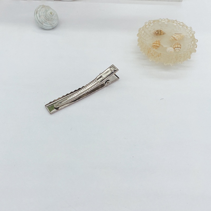 Combo 10 Kẹp Mỏ Vịt Mini- Phụ Kiện Hanmde- Phụ Kiện Nơ Thêu Cài Tóc Cho Bé