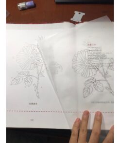 Combo 10 Tấm Scan Mẫu Thêu- Mẫu Vẽ - Giấy Scan Mâu Thêu In Mực Nhiệt