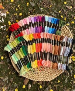 Set 50 Màu Chỉ Thêu Airo Cơ Bản Cho Người Mới Bắt Đầu