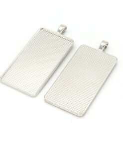 Phôi Mặt Dây Chuyền Hanmade- Phôi Dây Chuyền Thêu Tay- Phôi Dây Chuyền Hoa Khô