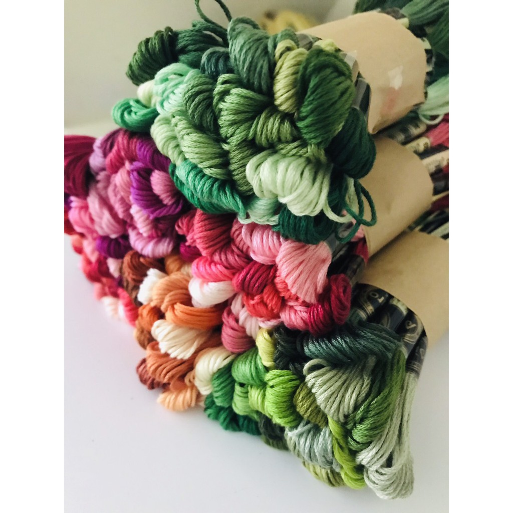 Comboo Set Full 482 Màu Chỉ Airo Cao Cấp Chính Hãng- Chỉ Thêu Cotton