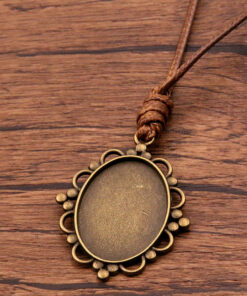 Phôi Mặt Dây Chuyền Thêu Tay / Dây Chuyền handmade / Dây Chuyền Thêu Tay