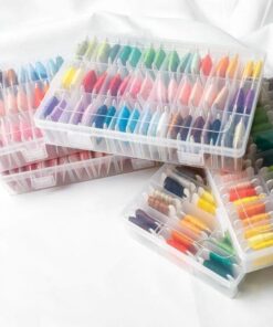 Hộp đựng chỉ thêu/Hộp đựng chỉ thêu 36 ngăn / Hộp bảo quản chỉ thêu