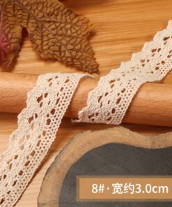 Vải Ren Cotton Trang Trí Bờm Nơ- Kẹp Tóc- Quần Áo