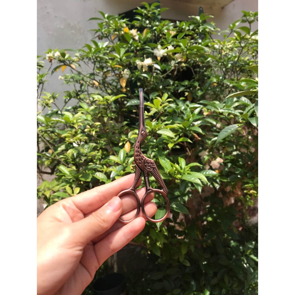 Kéo Hạc Cắt Chỉ 11,5cm - Kéo Hạc Handmade- Kéo Không Gỉ