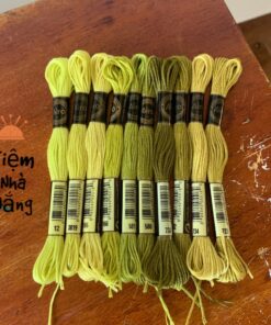 Set Chỉ Thêu Airo tone Xanh lá