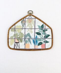 Khung Thêu Nhựa Giả Vân Hình Ngôi Nhà