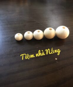 Hạt gỗ Diy/ Hạt Gỗ trang Trí/ Hạt Gỗ Thêu Tay