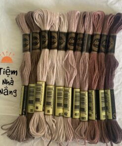 Set Chỉ Thêu Tone Ghi, Xanh Xám