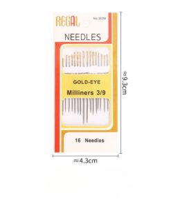 Set 16 Kim Thêu/ Kim May Đa Năng Đuôi Vàng Chất Lượng Cao